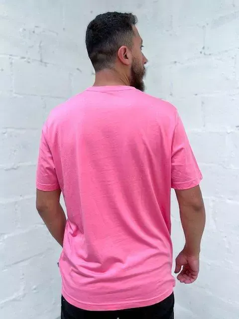Camiseta Puma Big Logo Rosa Bubb - Imagem 3