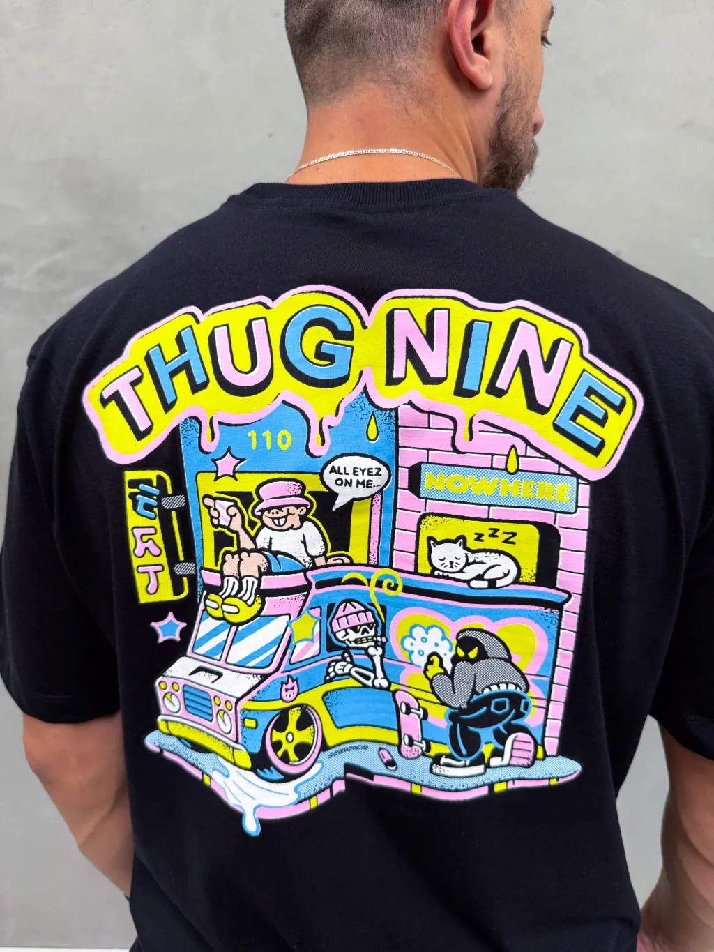 Camiseta Thug Nine All Eyes On Me - Imagem 3