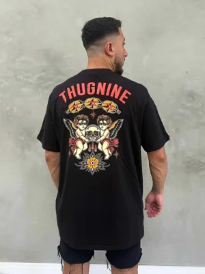 Camiseta Thug Nine Bleeding Skull