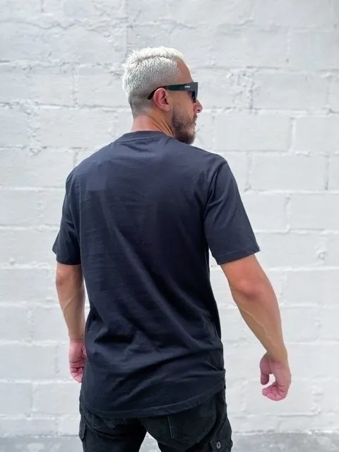 Camiseta Thug Nine Box Logo Black