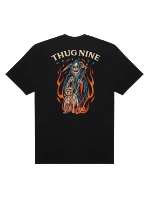 Camiseta Thug Nine Flaming Reaper
