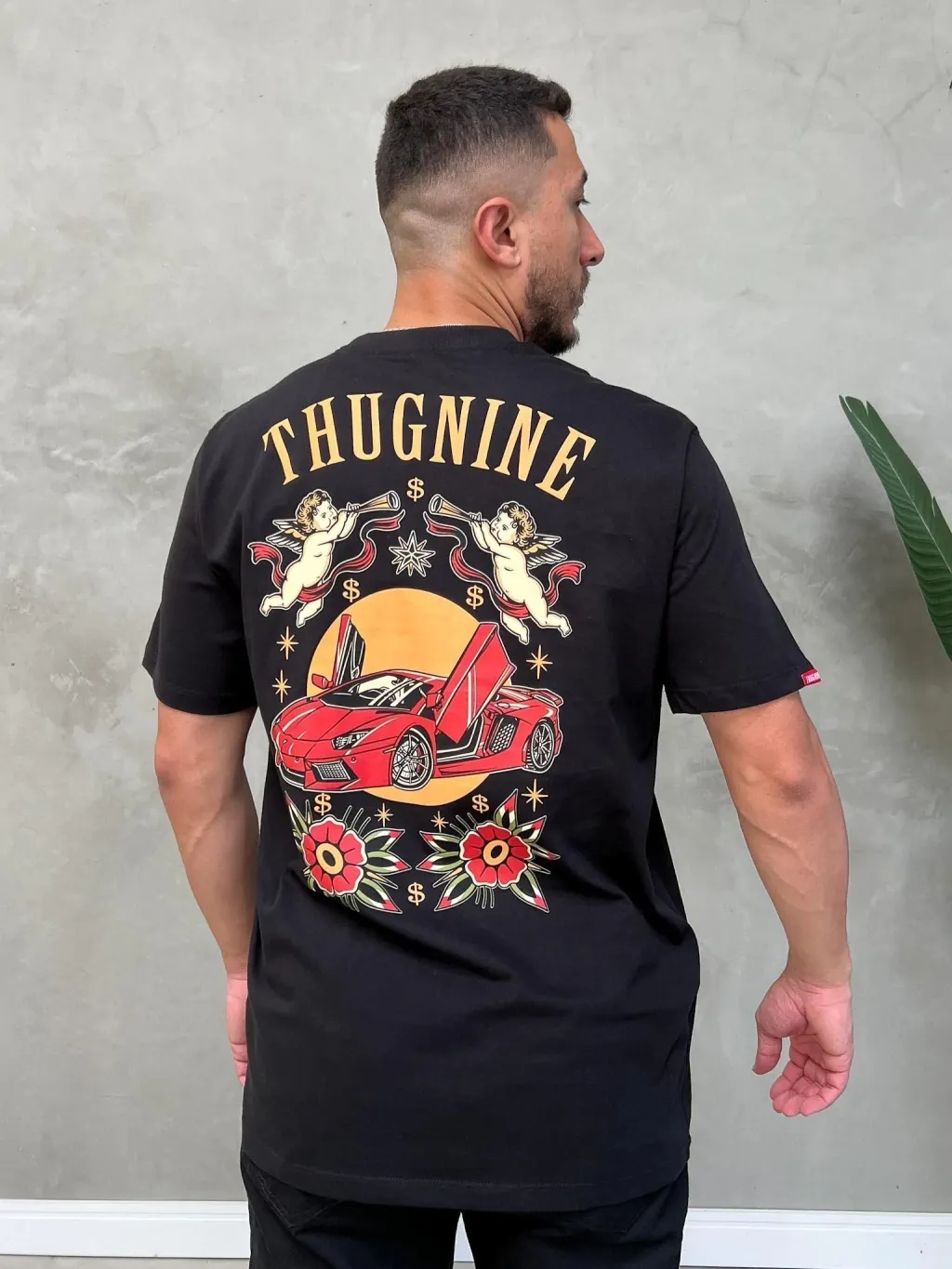 Camiseta Thug Nine Lamborghini