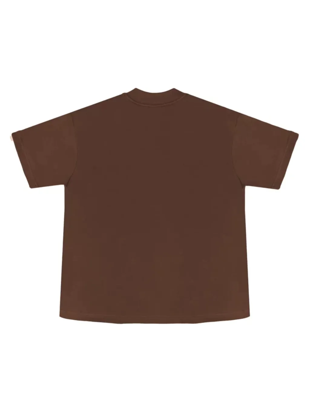 Camiseta Thug Nine Oversize Bold Puff marrom