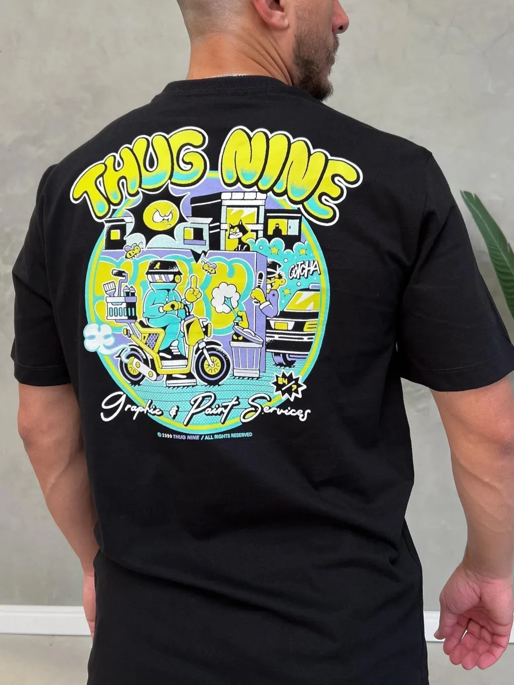 Camiseta Thug Nine Paint Services - Imagem 2