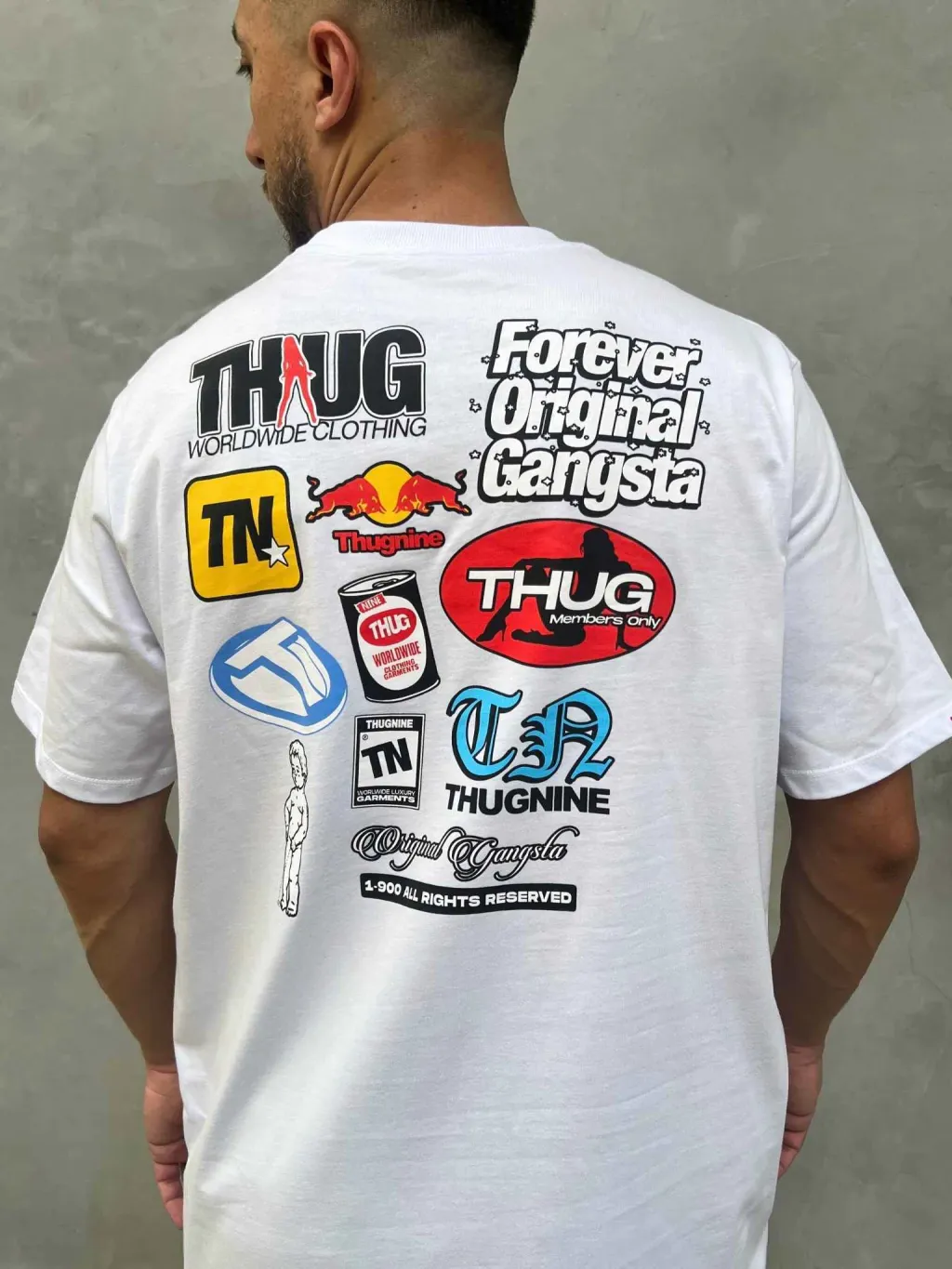 Camiseta Thug Nine Sticker - Imagem 4