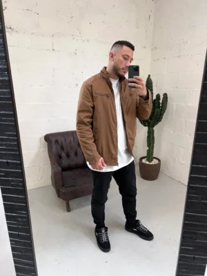 Casaco Masculino Tactel Forrado com Pelo