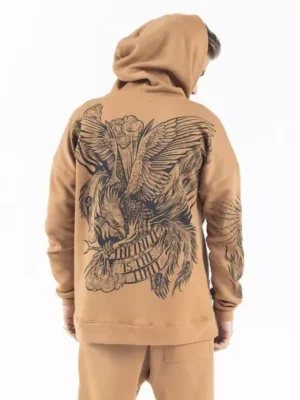 Casaco Moletom Oversize Estampa Booq