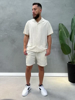 Conjunto de Botao Linho Importado Premium