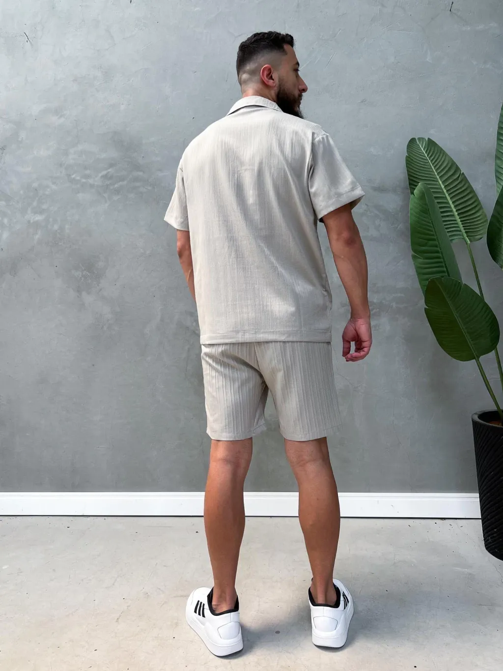 Conjunto de Botão Risca Masculino