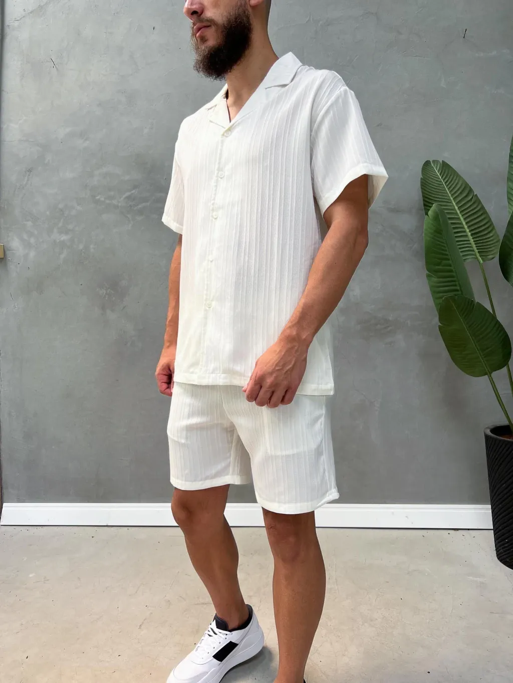 Conjunto de Botão Risca Masculino