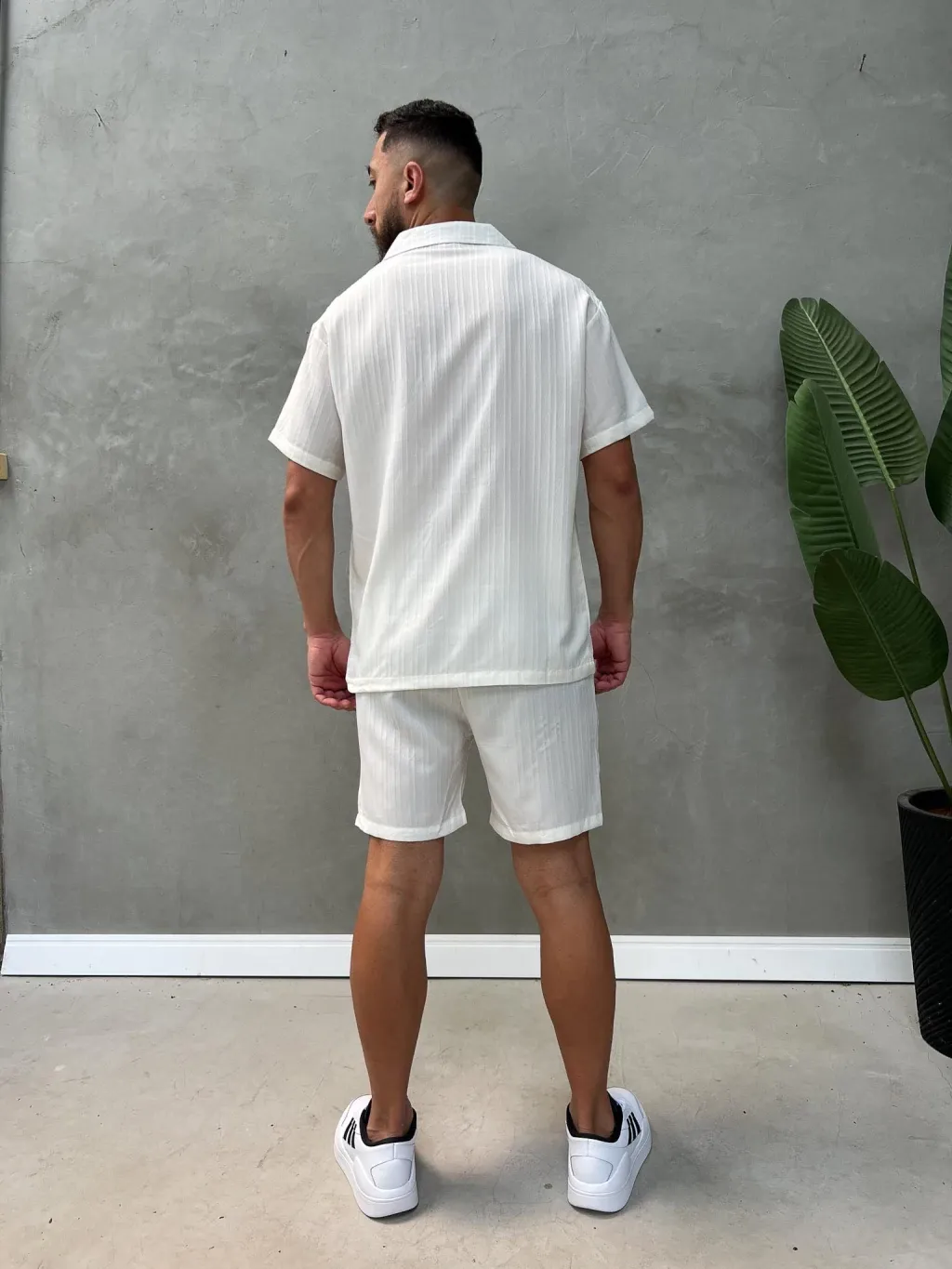 Conjunto de Botão Risca Masculino