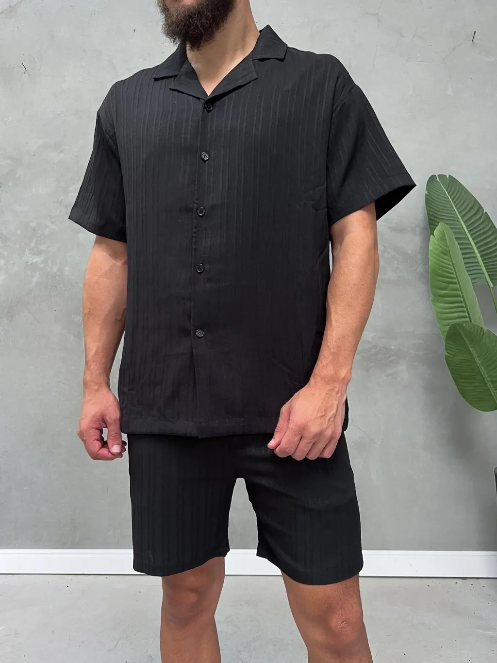 Conjunto de Botão Risca Masculino