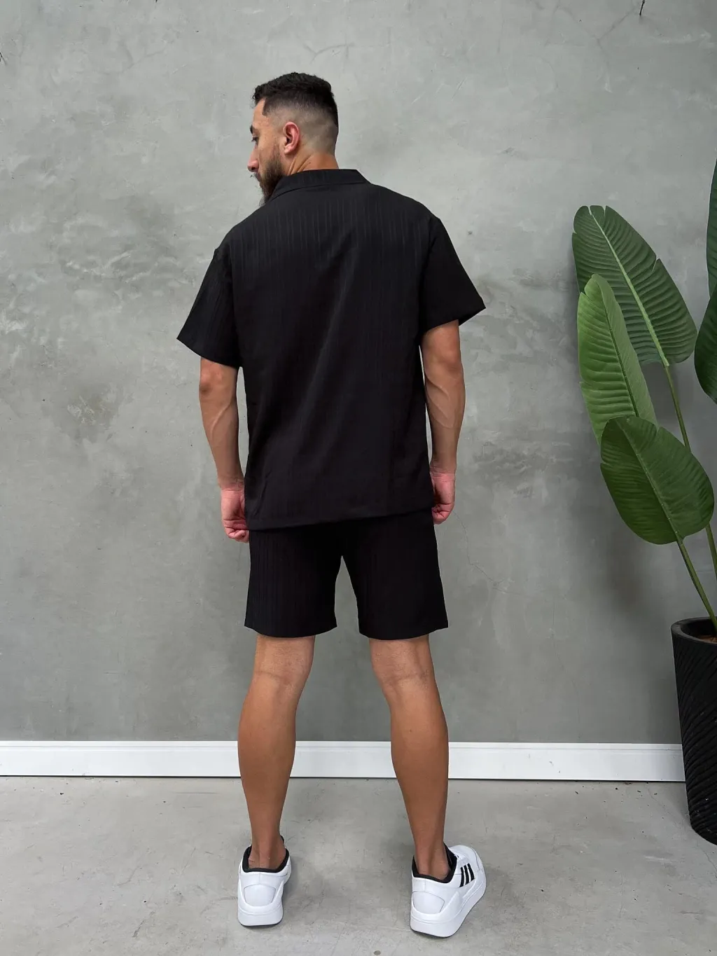 Conjunto de Botão Risca Masculino