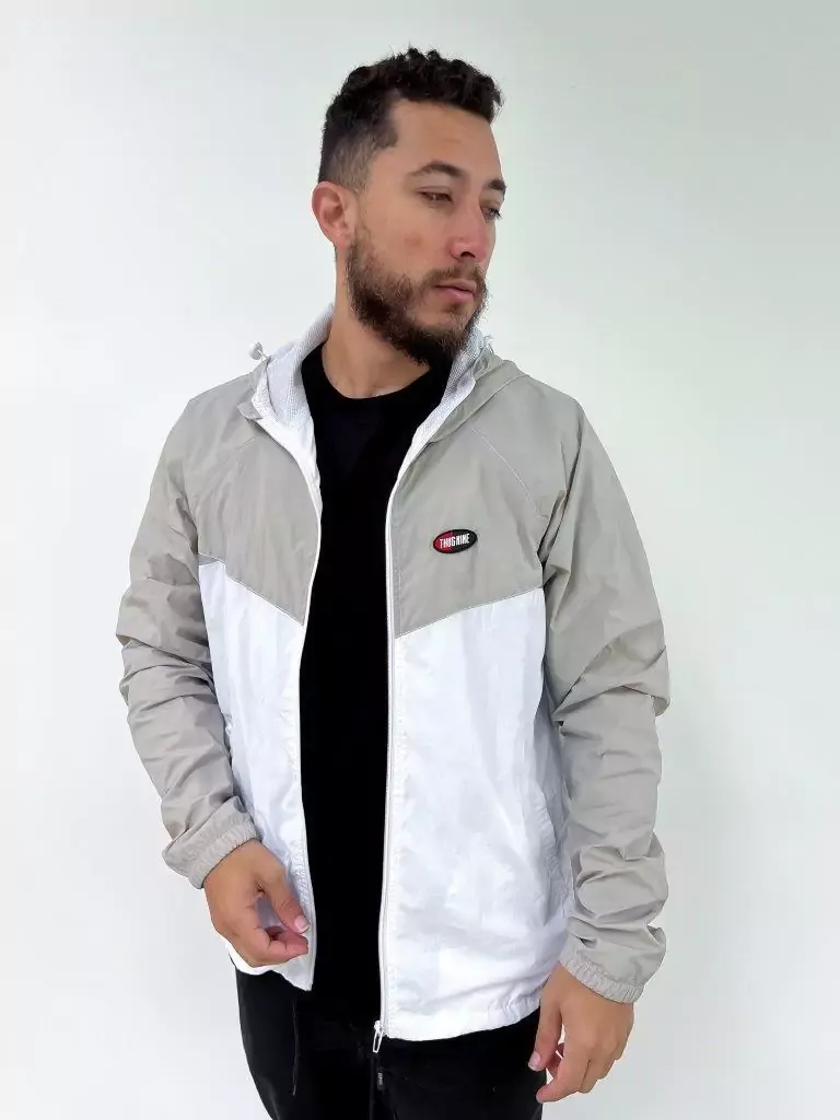 Corta Vento Thug Nine Refletivo White