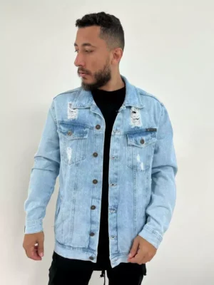 Jaqueta Jeans Clara Masculina