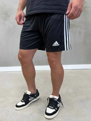 Short Adidas Preto 3 Listras Squadra Gn5773
