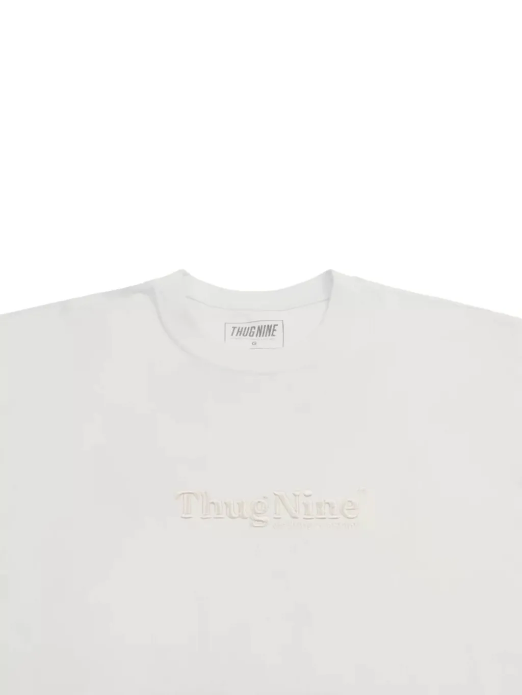 Camiseta Thug Nine Bold Premium branca