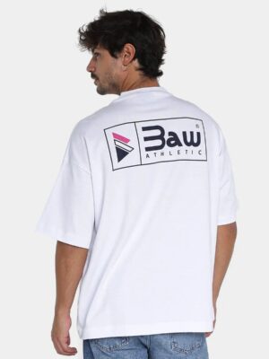 camiseta baw Over Sport Vintage branco