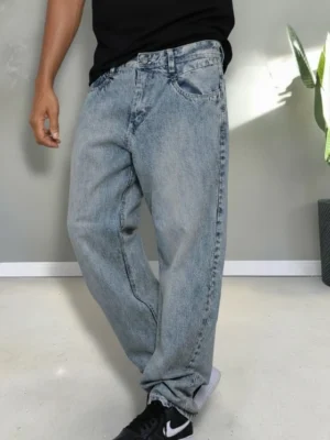 calça balao balon preta bagy masculina larga