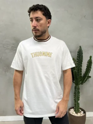 Camiseta Thug Nine Classic 02 Branco