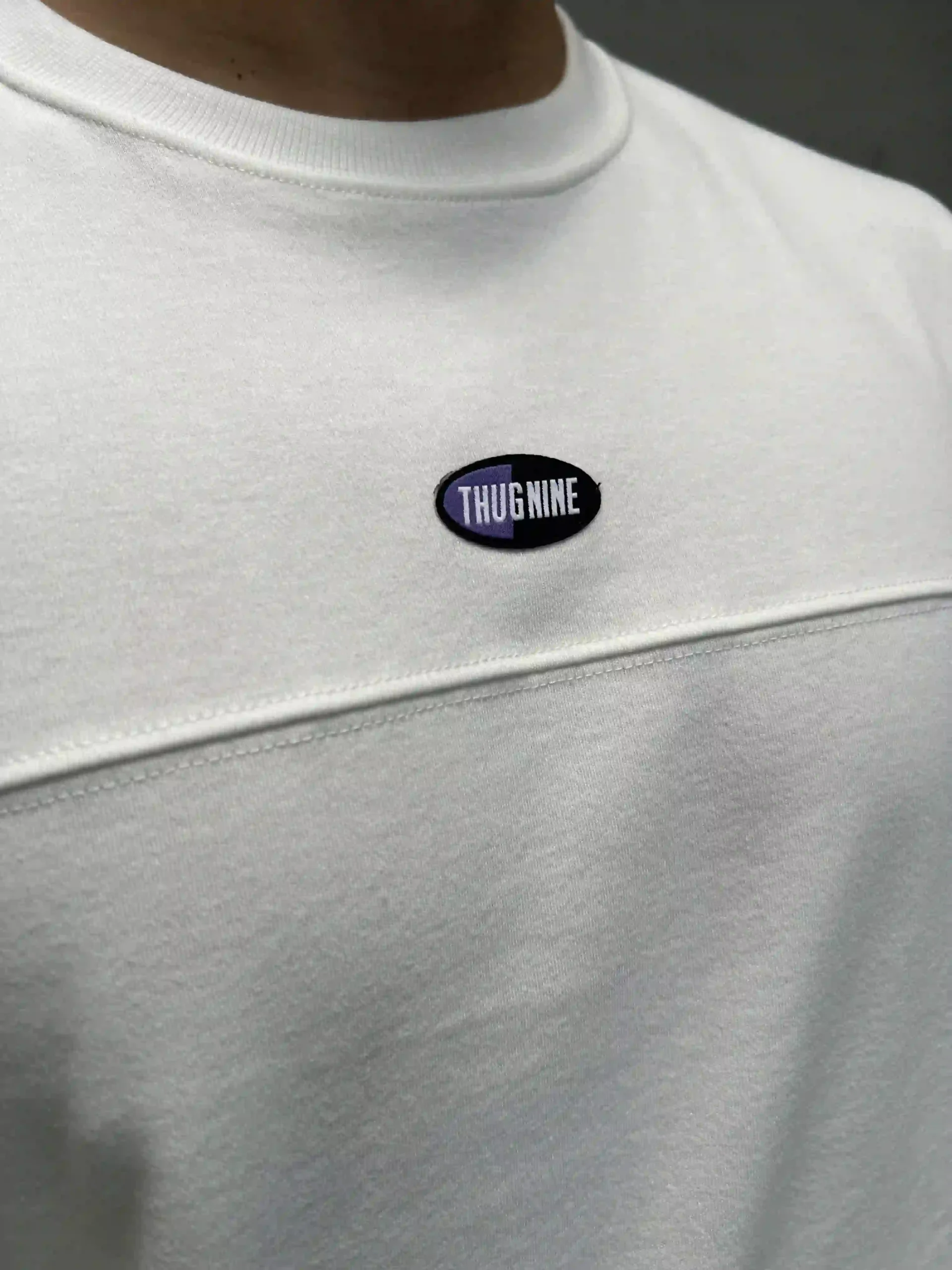 Camiseta Thug Nine Oversize Logo Elipse