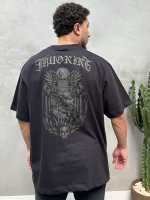 Camiseta Thug Nine Oversize Templar Night