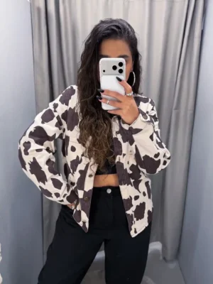 Jaqueta Jeans Vaquinha