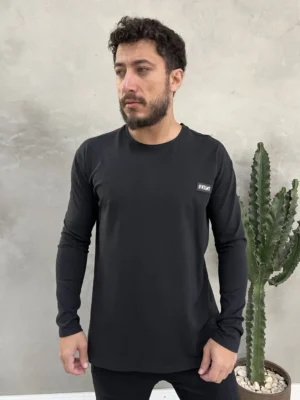 Camisa Manga Longa Elastano Booq