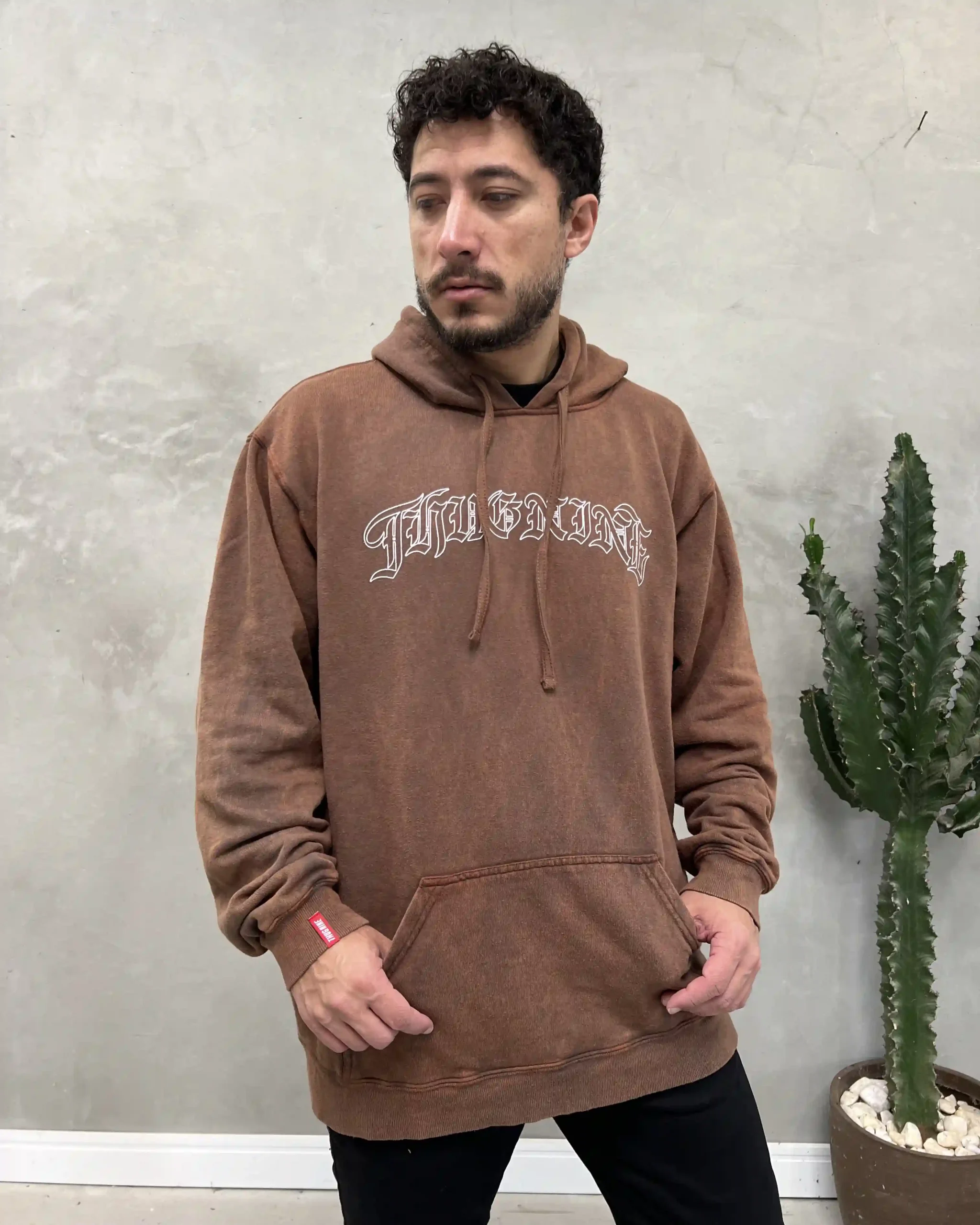 Casaco Moletom Thug Nine Gothic Puff