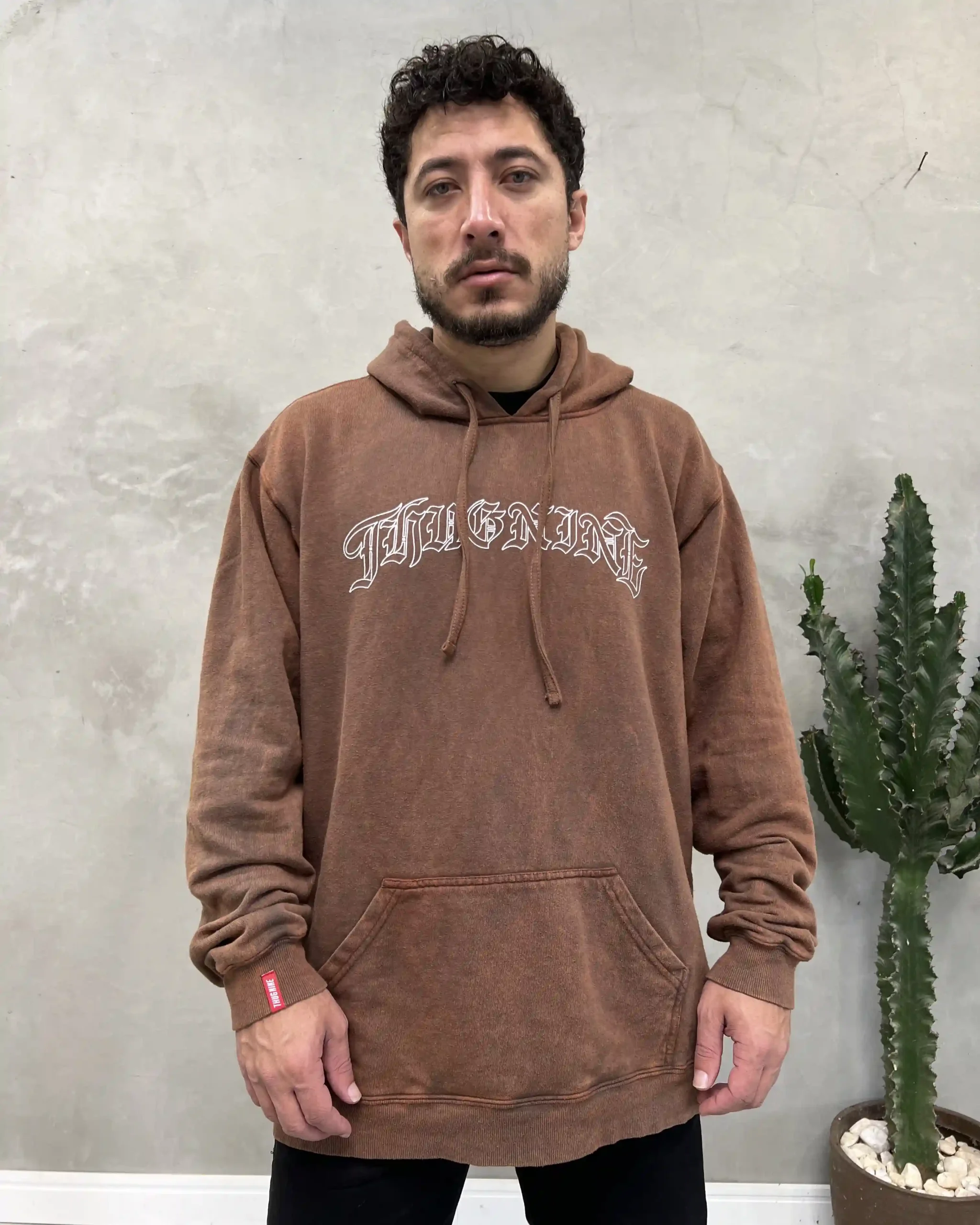 Casaco Moletom Thug Nine Gothic Puff