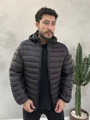 Casaco Puffer Basic Preto