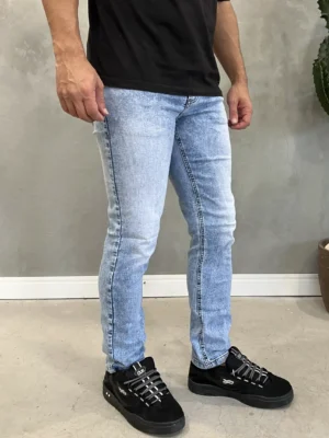 Calça Jeans Reta Lisa Marmozida Masculina