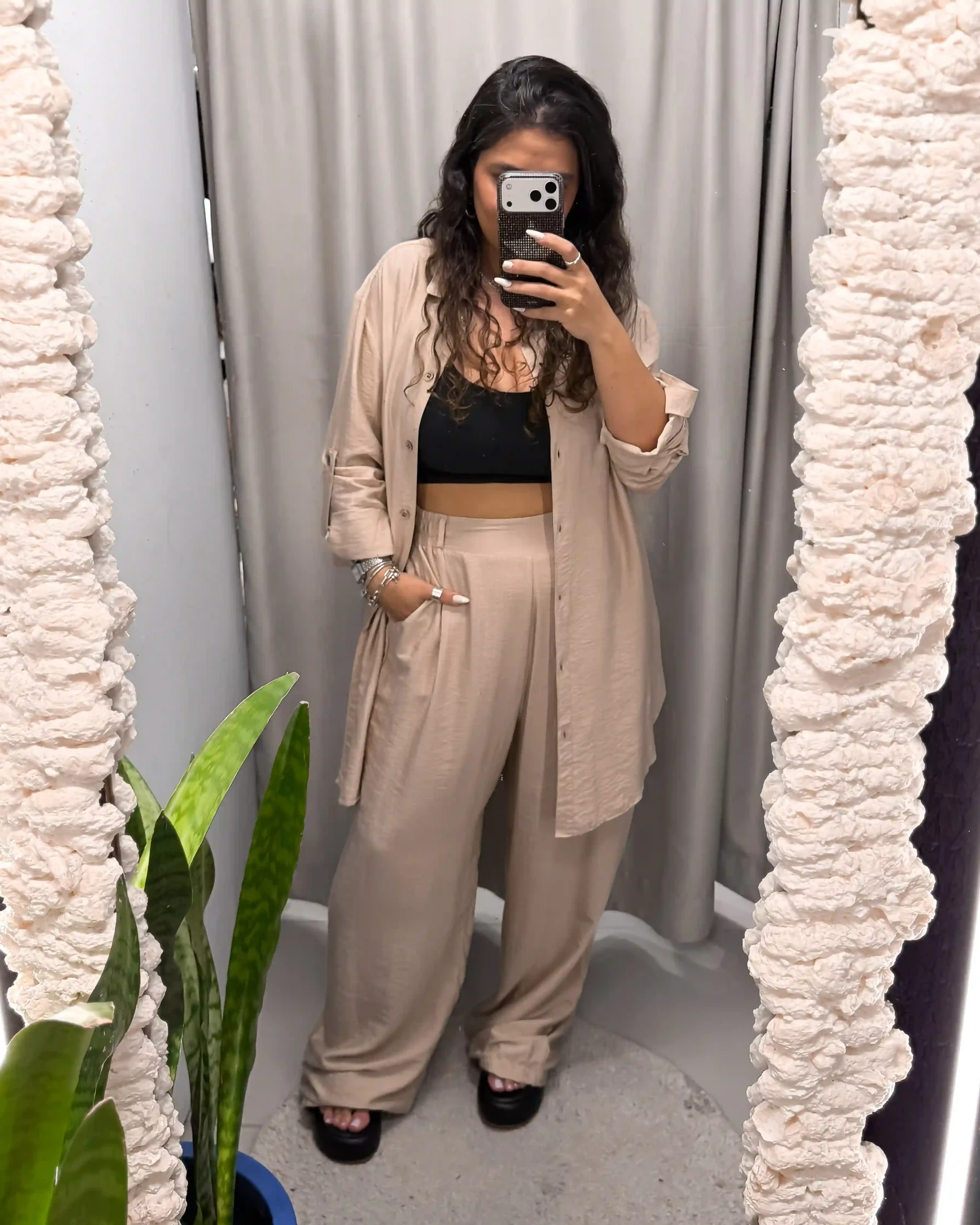 Conjunto Chemise e Pantalona