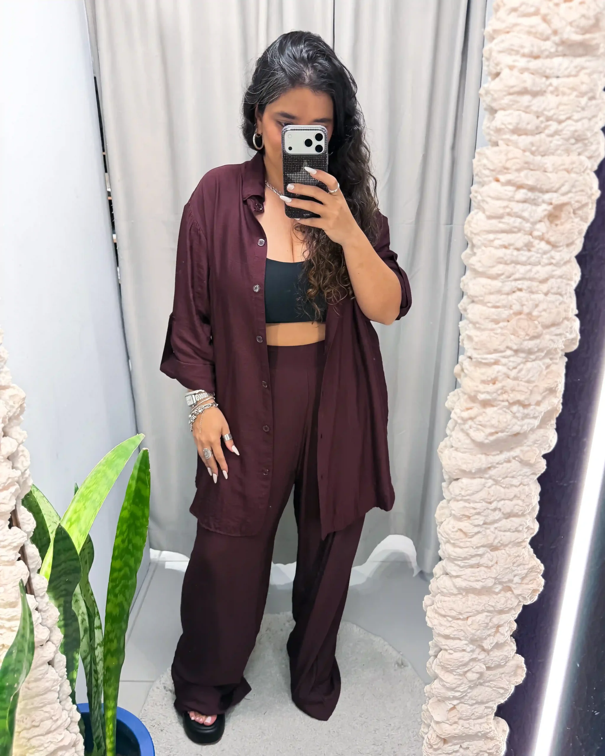 Conjunto Chemise e Pantalona