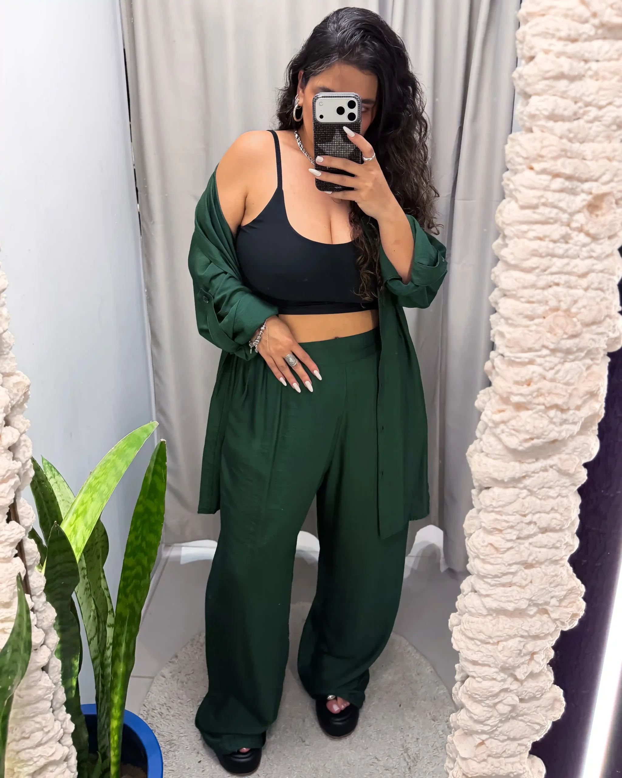 Conjunto Chemise e Pantalona