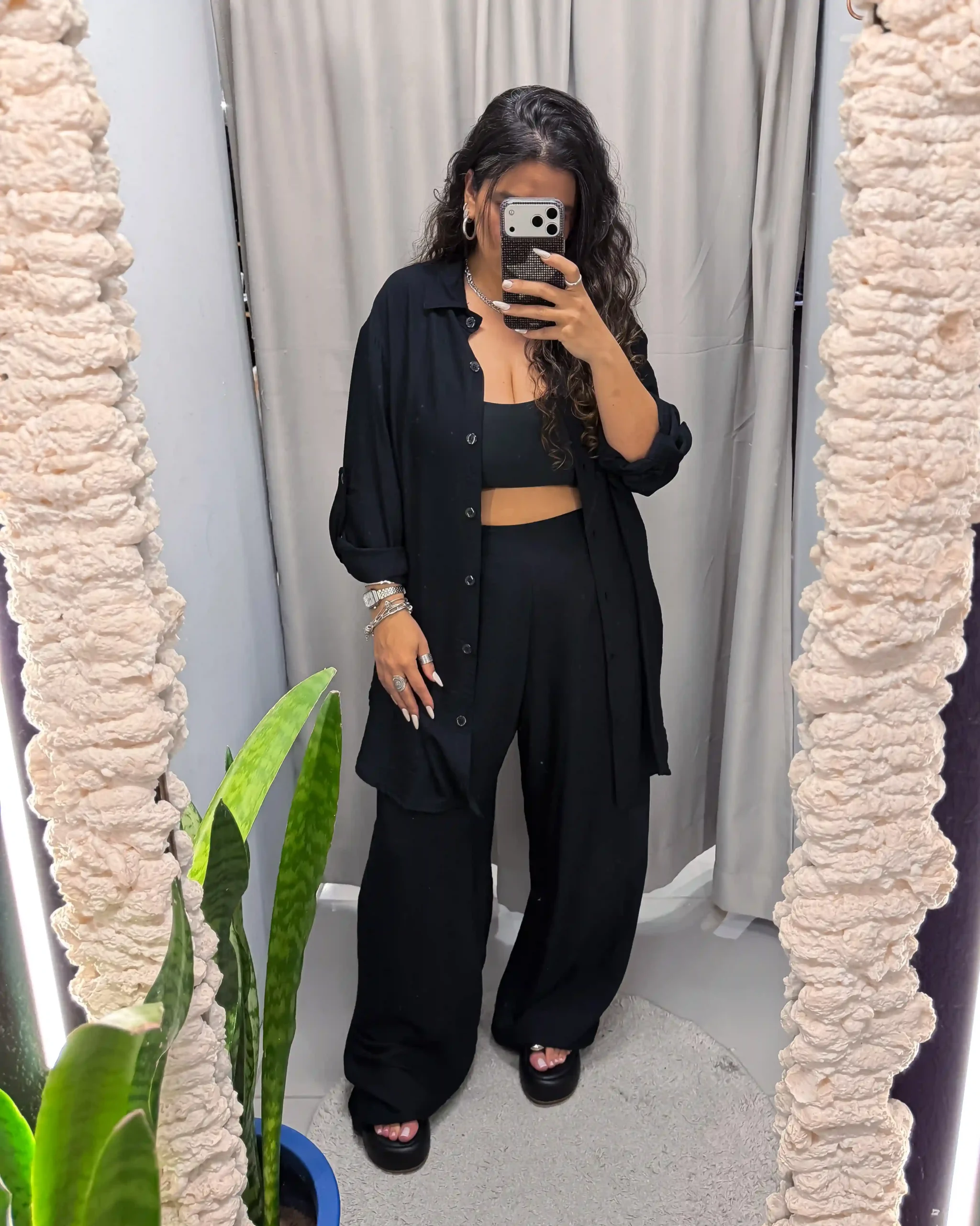 Conjunto Chemise e Pantalona
