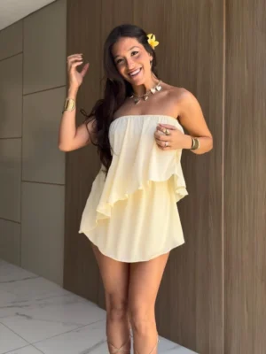 Conjunto Liso Tomara Que CaiaConjunto Liso Tomara Que Caia