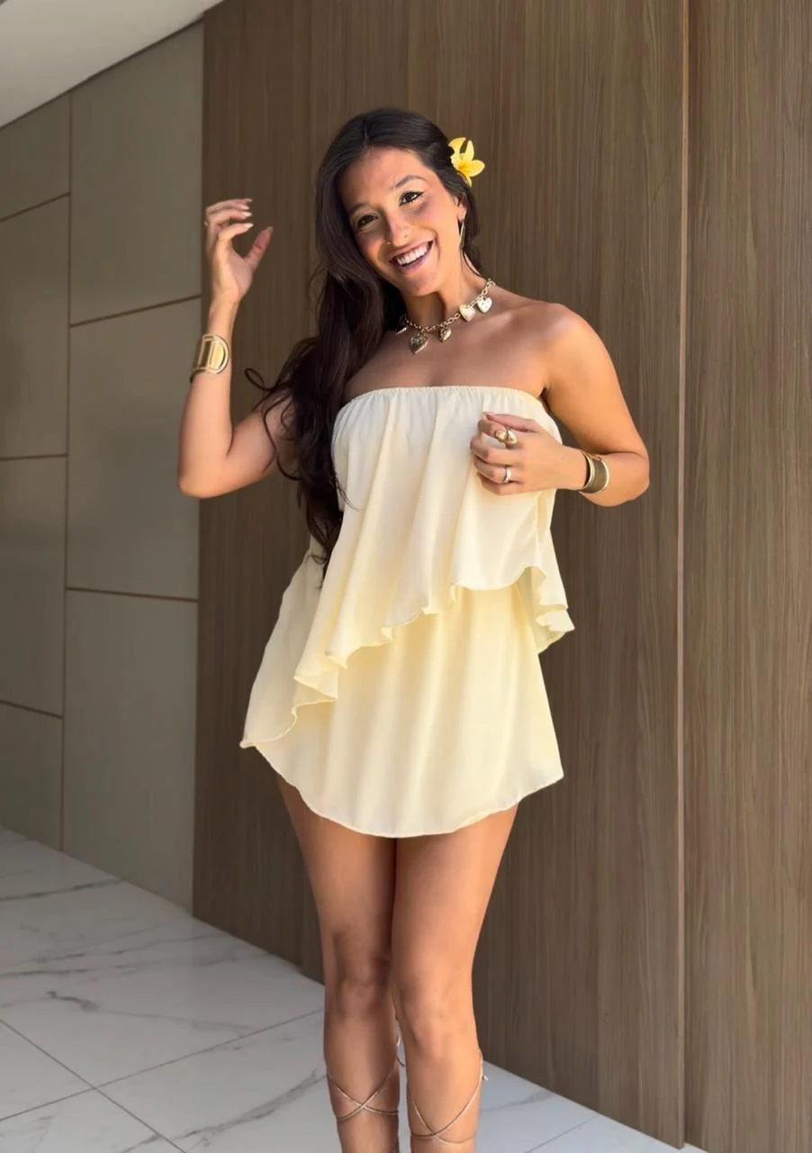 Conjunto Liso Tomara Que CaiaConjunto Liso Tomara Que Caia