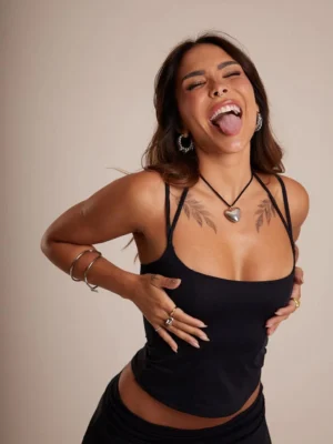 Cropped Corset Duas Alças Basico